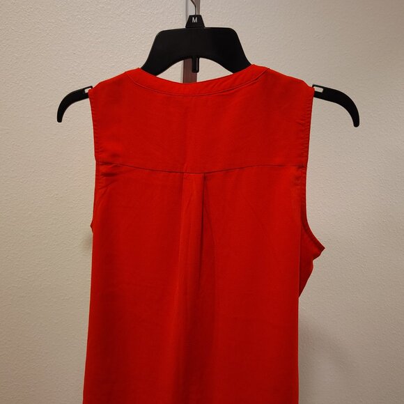 Apt. 9 Women's Red Tank Top with Zipper in Front Size Medium Polyester - Picture 9 of 11